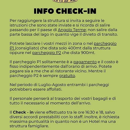La Casa Del Sole Angolo Terme